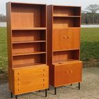 Vintage Teak Wandkast Uit Drie Delen thumbnail 6