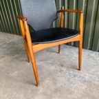 Vintage Scandinavische Bureaustoel Fauteuil Jaren 60 thumbnail 2