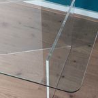 Lucite And Glass Coffee Table. thumbnail 10