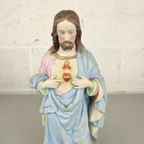 Antiek Biscuit Vieux Andenne Beeld Jezus thumbnail 3