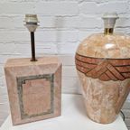 Roze Marmeren Mozaïek Lamp, 1980s thumbnail 6