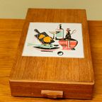 Vintage Borrelset Besteklade Kaasplank thumbnail 7