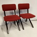 Vintage Stoelen, Set Van 4! thumbnail 6