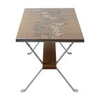 Vintage Keramische Salontafel Tegeltafel Adri Belarti Seventies Design 109Cm thumbnail 9
