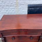 Antiek Engelse Mahonie 8 Ladenkast - Dressoir 180 Cm Breed thumbnail 15