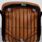 Willy Rizzo Stoelen - Cognac Leder - Cidue Italy thumbnail 3