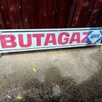 Groot Stoer Reclamebord Butagaz Camping Gaz. thumbnail 7