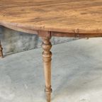 Antieke Eettafel Tafel Franse Wandtafel thumbnail 5