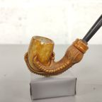 Antieke Kleipijp Met Vogelklauw thumbnail 9