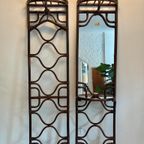 Vintage Boho Rotan Set Wandkapstok Jaren ‘70 thumbnail 5