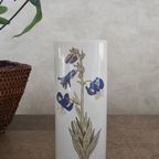 Vintage Radiatorbakje Luchtbevochtiger Blauwe Bloemen thumbnail 3