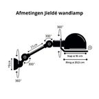 Jieldé Wandlamp | 25 Cm Arm | Perfecte Vintage Staat thumbnail 3