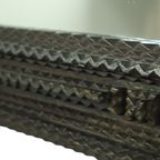 Grote Antieke Tramp Art Spiegel 19de Eeuw Oostenrijk Circa 1870 thumbnail 16