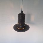 Vintage Metalen Brutalist Hanglamp thumbnail 6