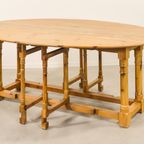 1970’s Scandinavian Modern Pine Gateleg Table thumbnail 4