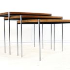 Unieke Mimiset Nesting Tables Lämmle And Co Vintage Omkeerbaar Blad thumbnail 4