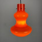 Vintage Oranje Murano Glazen Hanglamp Door Gino Vistosi Voor Massimo Vignelli 1960 thumbnail 8