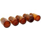 Grote Oude Apotheker Medische Flessen Potten Set Bruin Amber Glas thumbnail 5