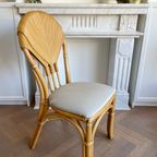 Vintage Rattan Dining Chairs thumbnail 2