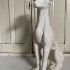 Groot Italiaans Design Beeld, Greyhound, 74Cm Hoog, Vintage thumbnail 2