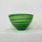 Anna Ehrner For Kosta Boda Epoque Green Stripe Bowl thumbnail 14