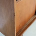 Vintage Secretaire | Bureau | Kast | Jaren 60 | Teak thumbnail 2