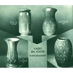Gietijzeren Art Deco Vaas Model St Jacques Fonderie Deville & Cie thumbnail 3