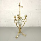 Verguld Bronzen Tafellamp Met Glazen Ei thumbnail 4