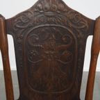 Originele Antieke Jacob En Josef Kohn Thonet Stoel Uit Begin 20e Eeuw Met Mooi Snijwerk thumbnail 7