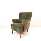 Artifort Theo Ruth Fauteuil Groene Rib thumbnail 3