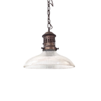 Oud Romantische Hanglamp Uit Frankrijk. Brocante, Industrieel thumbnail 7