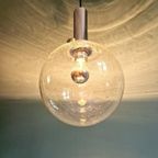 Space Age Hanglamp In Geblazen Bubbelglas, Jaren 70 thumbnail 4