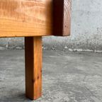 Brutalist Pine Side Table thumbnail 4