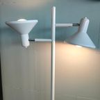 Vloerlamp Design Met Twee Spots Wit thumbnail 3