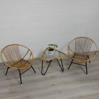 Vintage Rotan Lounge Set | Rohé Noordwolde | Fauteuils thumbnail 7