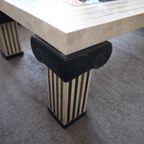 Maitland Smith Tesselated Salontafel, U.s.a, 1980's 140 X 75 X 41,5 Cm thumbnail 9