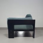 Two-seat Sofa “bastiano” From Afra & Tobia Scarpa For Gavina, Italy 60s. Black Solid Wood Frame A thumbnail 20