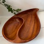 Mid Century Teak Houten Serveerschaal thumbnail 2