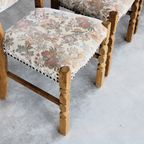 Brutalist Eetkamerstoelen | Vintage Stoelen | Jaren 60 | (3) thumbnail 4
