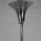 Art Deco Hanglamp Met Gewolkte Glazen Schaal, Jaren 30 thumbnail 19