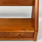 Vintage Wandplank Met Lades, Dyrlund, Massief Teak, Denemarken 1970'S thumbnail 23