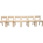 Set Van 6 Deense Eetkamerstoelen thumbnail 2