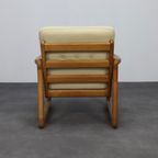 Lounge Chair With Ottoman In Leather By Poul Jeppesen For Holstebro Denmark, 1970S thumbnail 7