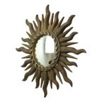 Sixties Sunburst Butler Spiegel Zonnespiegel Bol Glas Hars 43Cm thumbnail 7