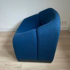 Pierre Paulin’S Blue F598 Groovy M-Chair For Artifort 1970 thumbnail 4