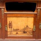 Buffetkast In De Art Nouveau Stijl. thumbnail 4