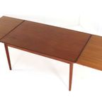 Deens Teak Verlengbare Rechthoekige Eettafel Eetkamertafel Tafel 'Nymark" thumbnail 2