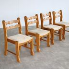 Vintage Eetkamerstoelen | Stoelen | Brutalist | Jaren 60 thumbnail 9