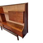 Vintage Teak Houten Wandkast Met Bar, Jaren 60 thumbnail 3