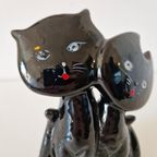 Fifties Poezen Beeldje Poes Zwarte Kat thumbnail 6